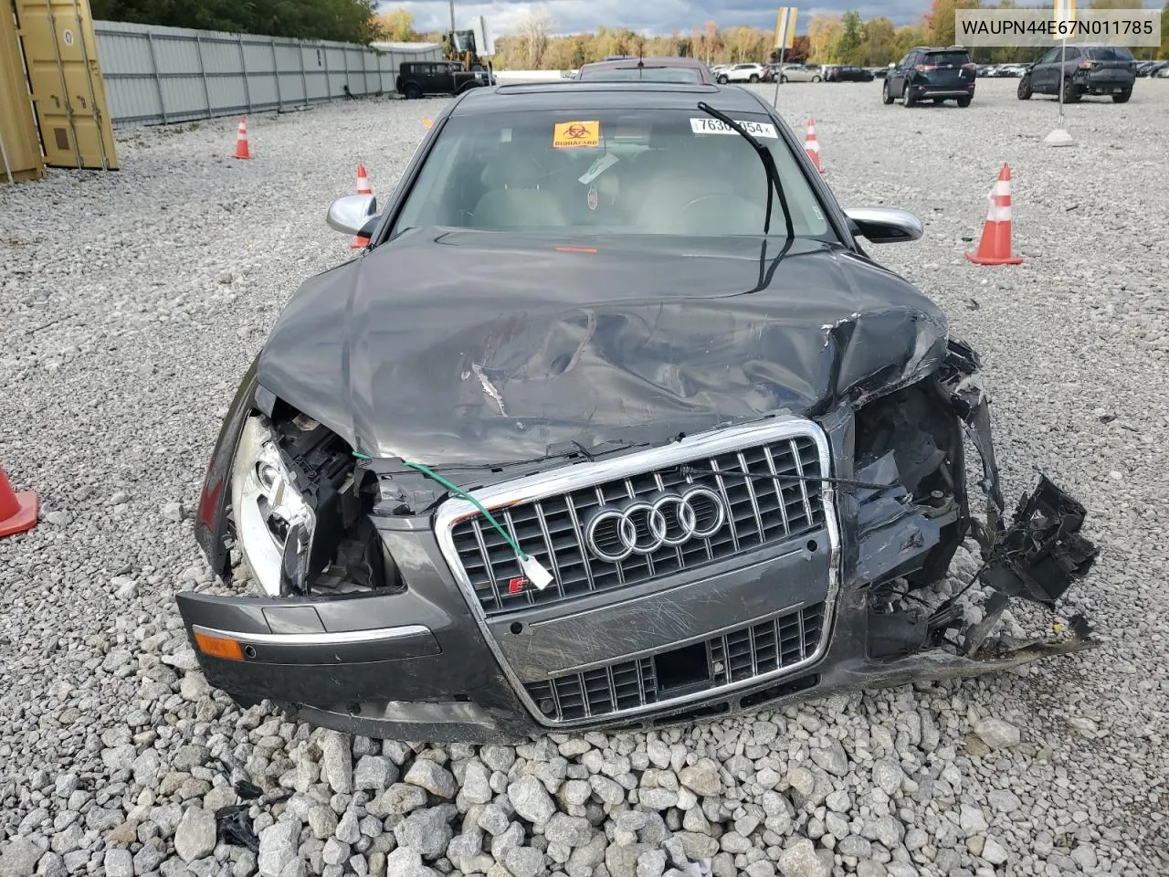 2007 Audi S8 Quattro VIN: WAUPN44E67N011785 Lot: 76303054