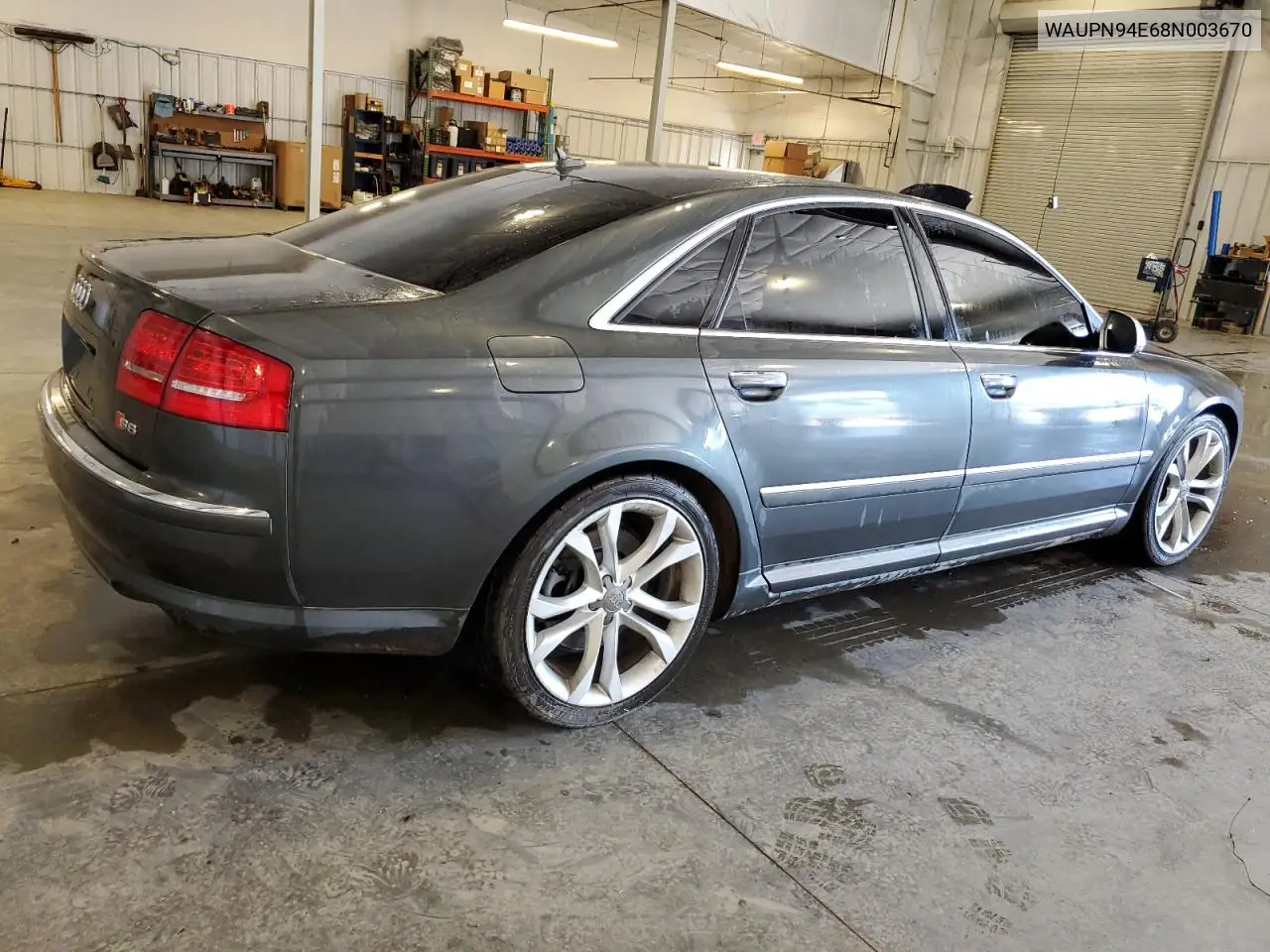 2008 Audi S8 Quattro VIN: WAUPN94E68N003670 Lot: 64386495