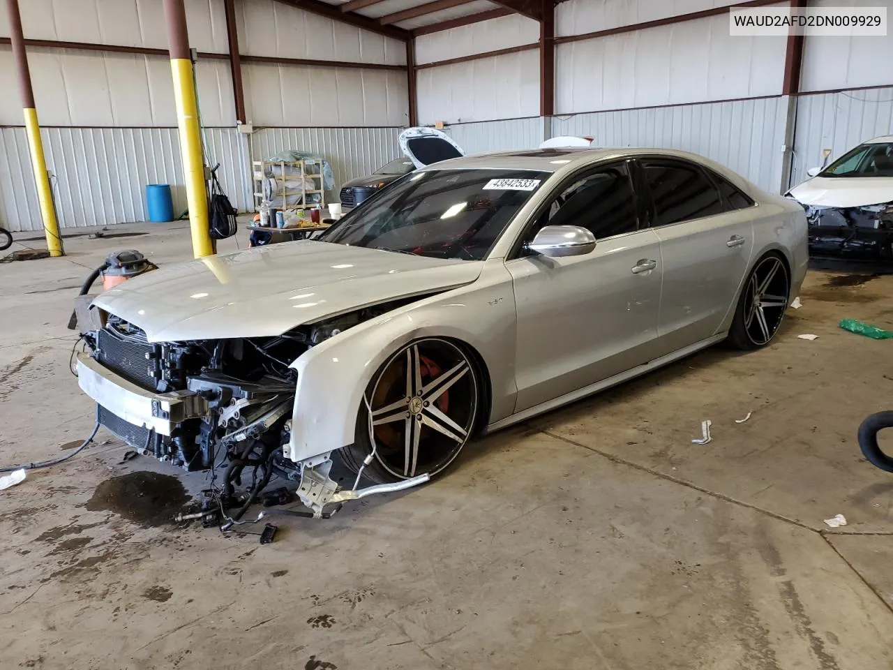 2013 Audi S8 Quattro VIN: WAUD2AFD2DN009929 Lot: 43842533