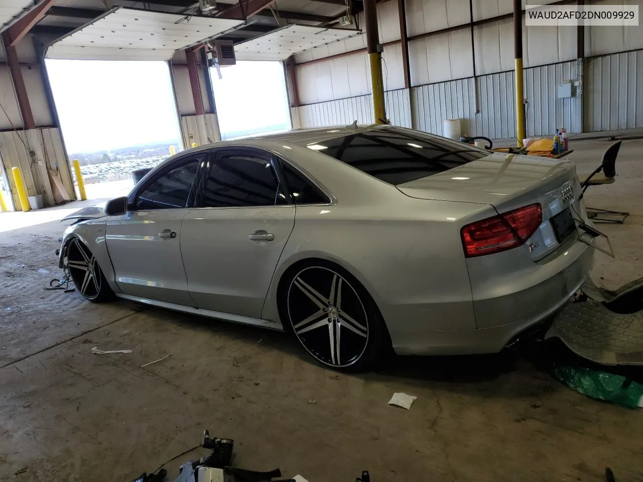 2013 Audi S8 Quattro VIN: WAUD2AFD2DN009929 Lot: 43842533