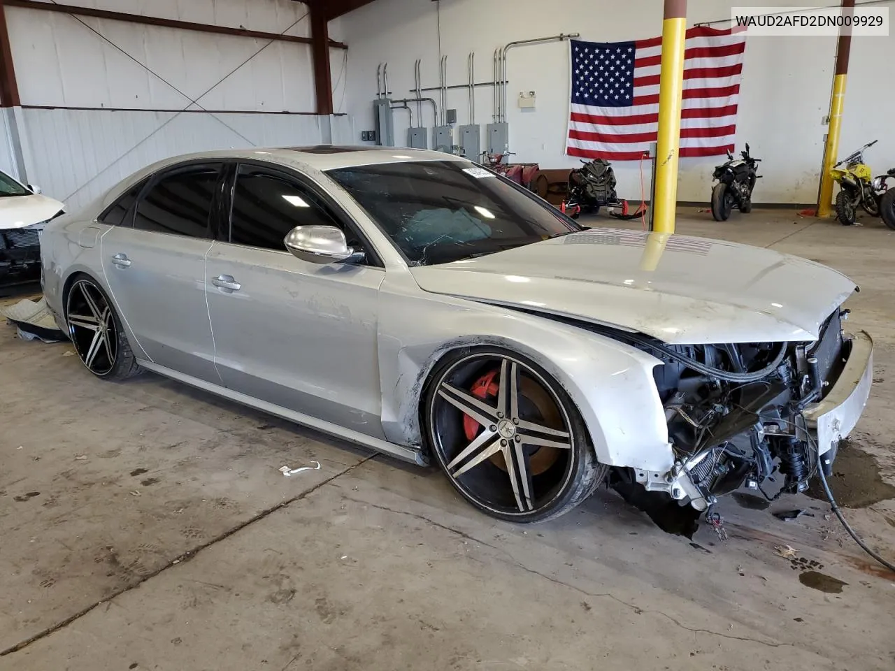 2013 Audi S8 Quattro VIN: WAUD2AFD2DN009929 Lot: 43842533