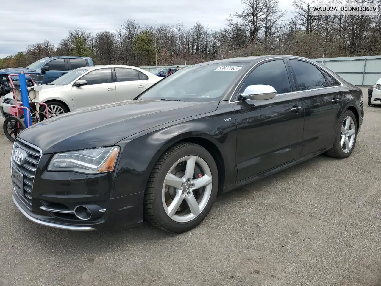 2013 Audi S8 Quattro VIN: WAUD2AFD0DN033629 Lot: 53838165
