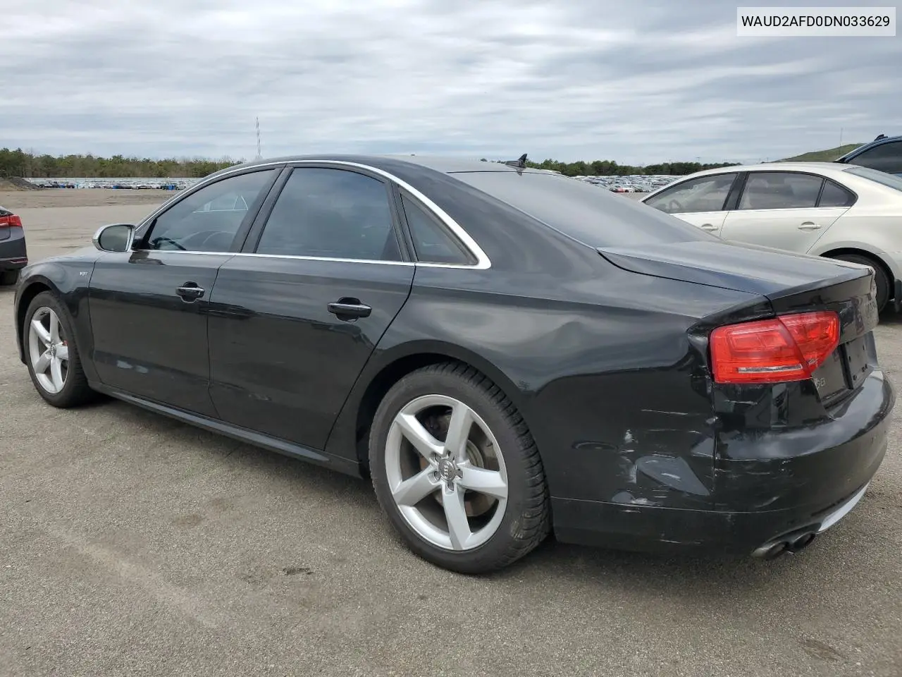 2013 Audi S8 Quattro VIN: WAUD2AFD0DN033629 Lot: 53838165