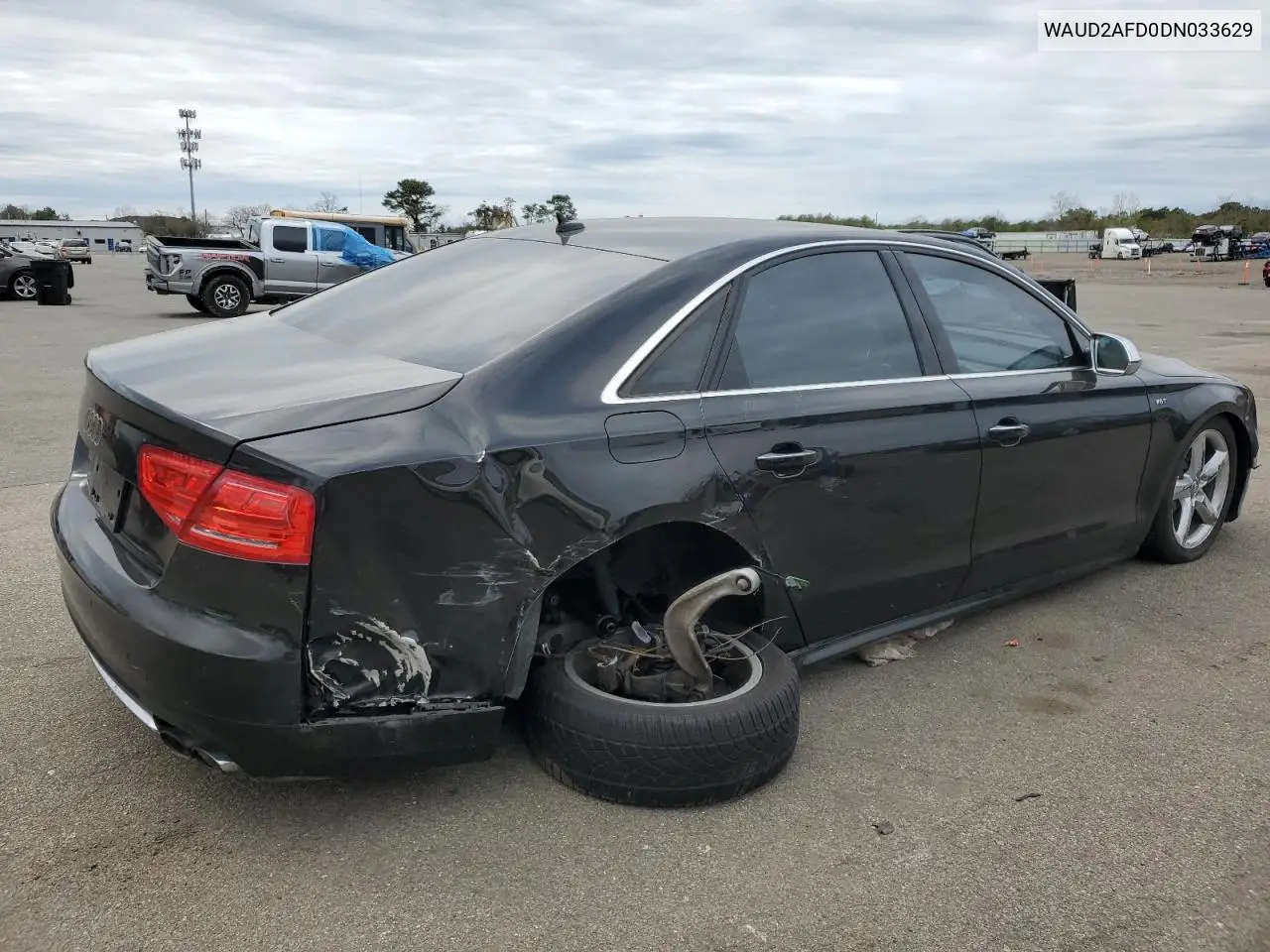 2013 Audi S8 Quattro VIN: WAUD2AFD0DN033629 Lot: 53838165