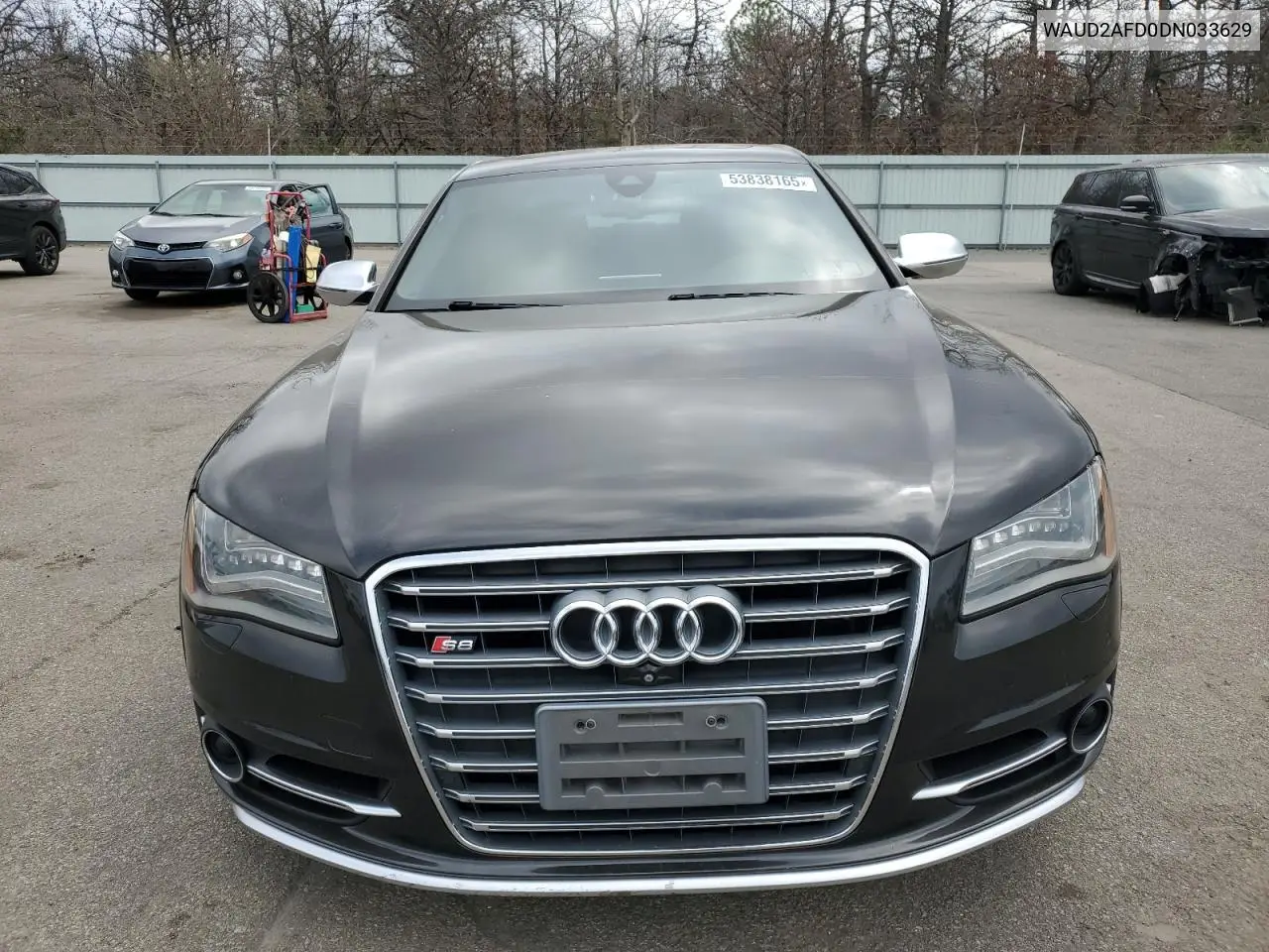 2013 Audi S8 Quattro VIN: WAUD2AFD0DN033629 Lot: 53838165
