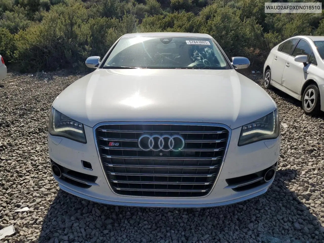 2013 Audi S8 Quattro VIN: WAUD2AFDXDN018510 Lot: 57843865