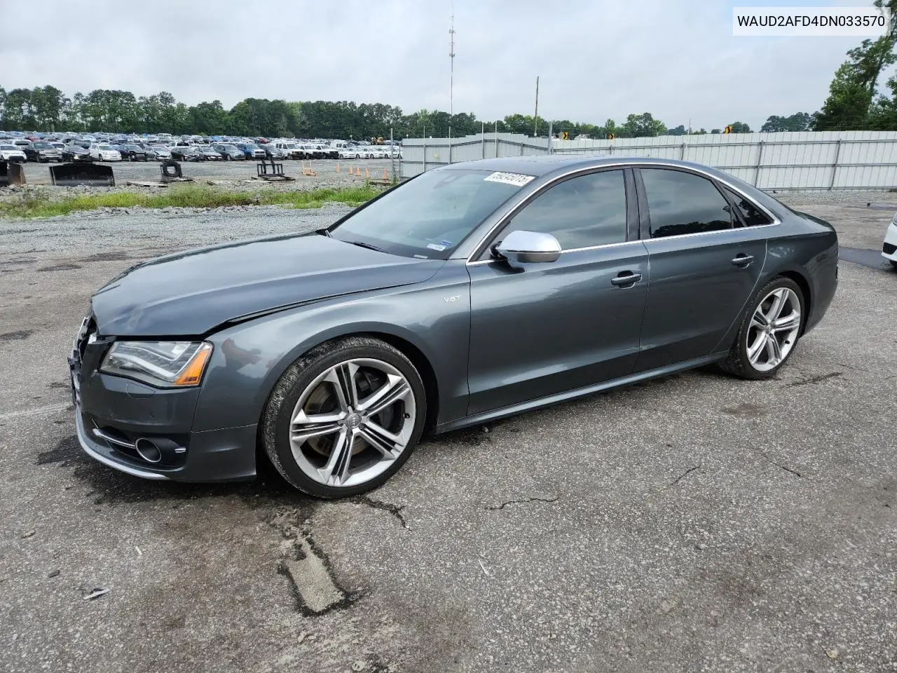 2013 Audi S8 Quattro VIN: WAUD2AFD4DN033570 Lot: 59245015