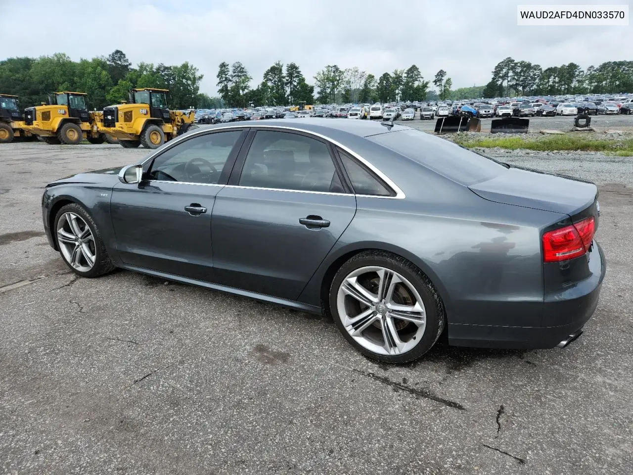 2013 Audi S8 Quattro VIN: WAUD2AFD4DN033570 Lot: 59245015