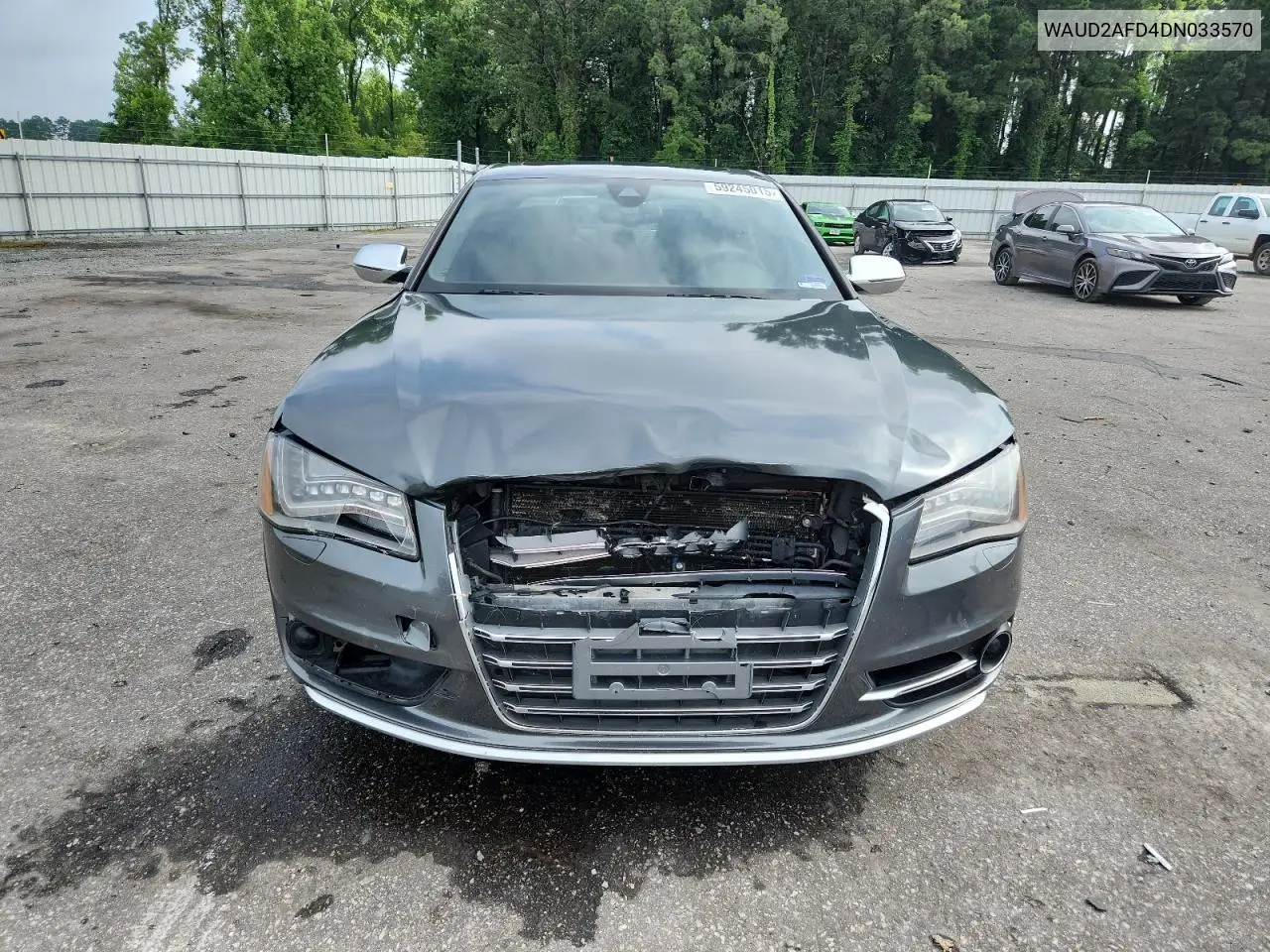 2013 Audi S8 Quattro VIN: WAUD2AFD4DN033570 Lot: 59245015