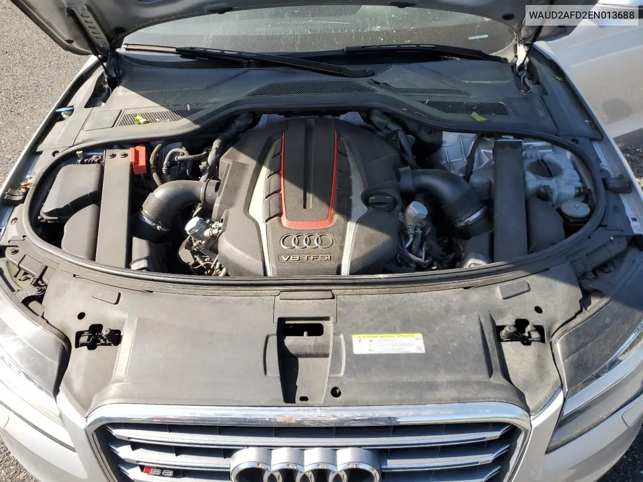 2014 Audi S8 Quattro VIN: WAUD2AFD2EN013688 Lot: 54173415