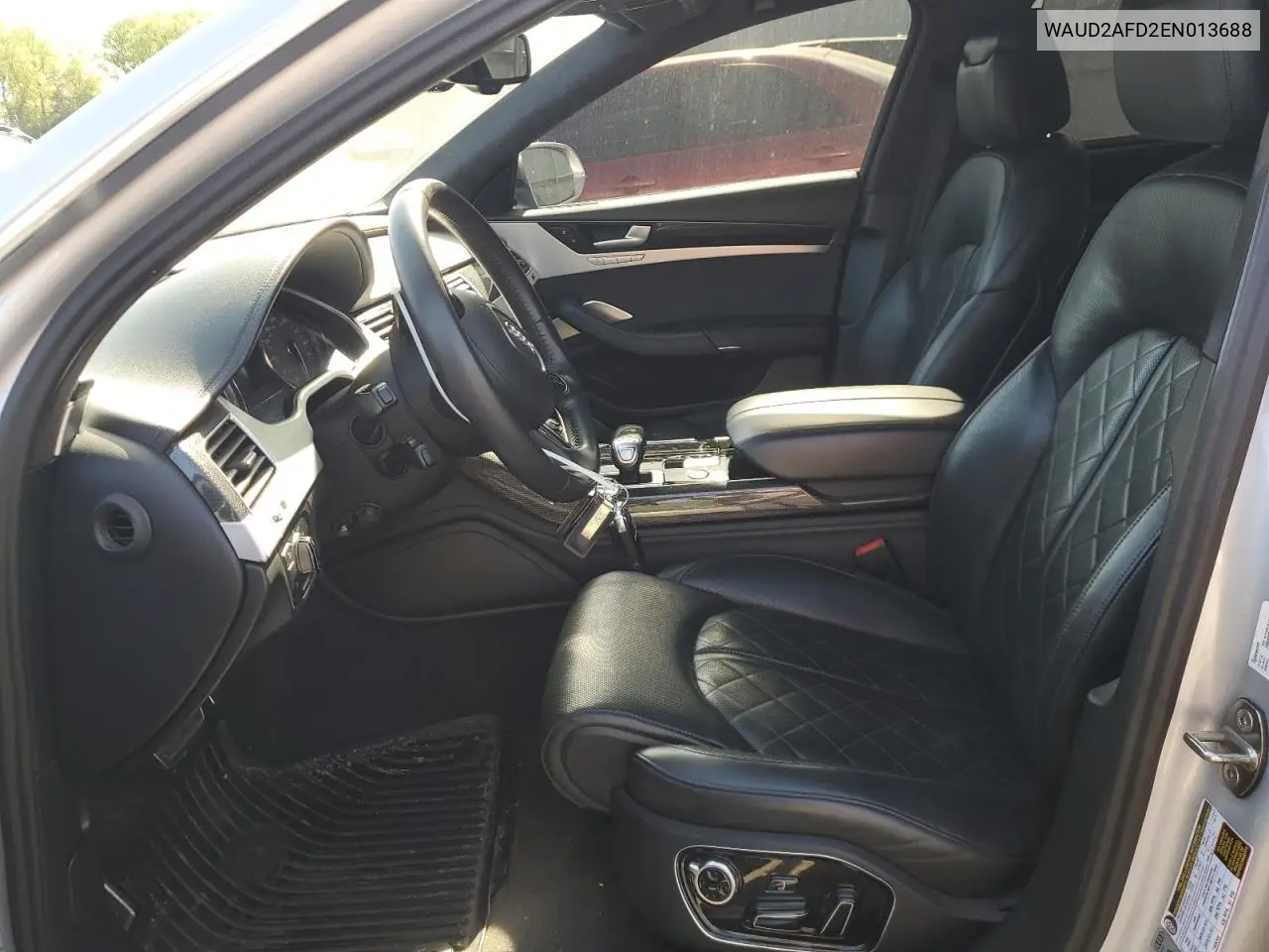 2014 Audi S8 Quattro VIN: WAUD2AFD2EN013688 Lot: 54173415