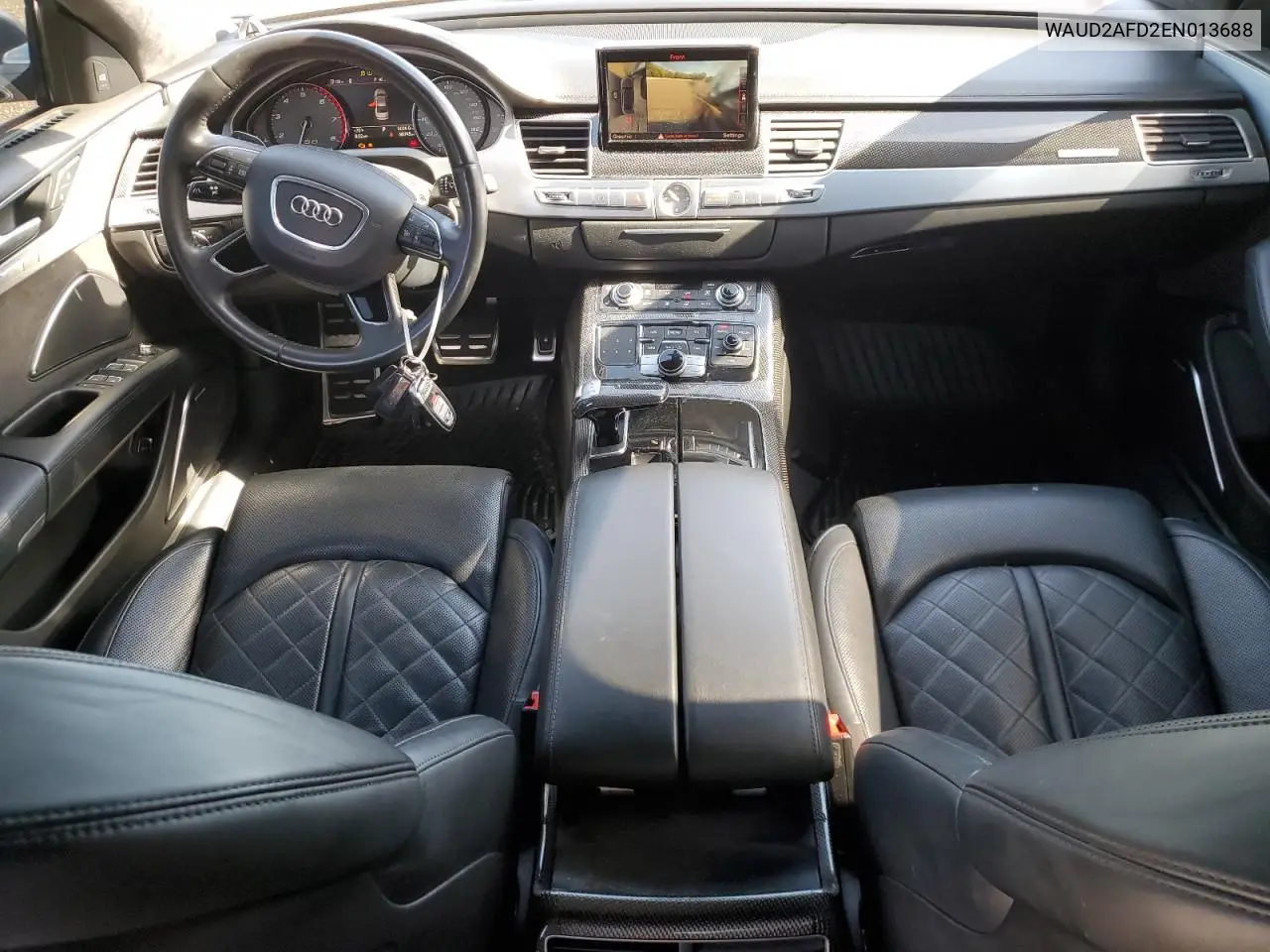 2014 Audi S8 Quattro VIN: WAUD2AFD2EN013688 Lot: 54173415
