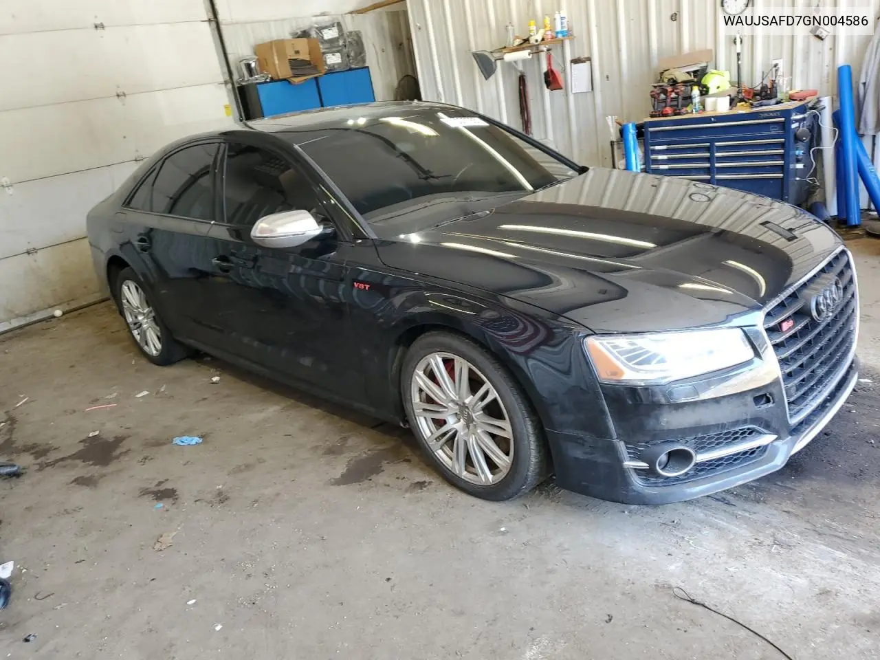 2016 Audi S8 Quattro VIN: WAUJSAFD7GN004586 Lot: 51007785