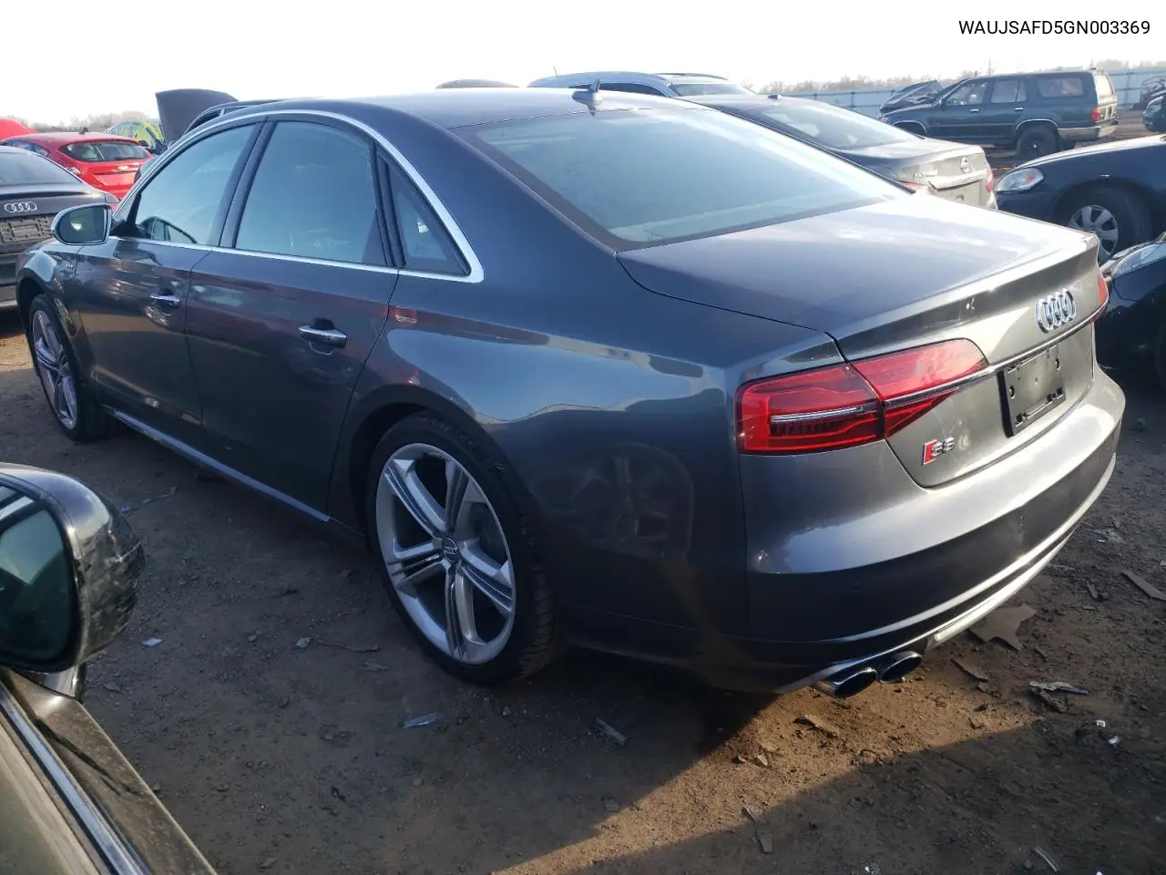 2016 Audi S8 Quattro VIN: WAUJSAFD5GN003369 Lot: 59417235