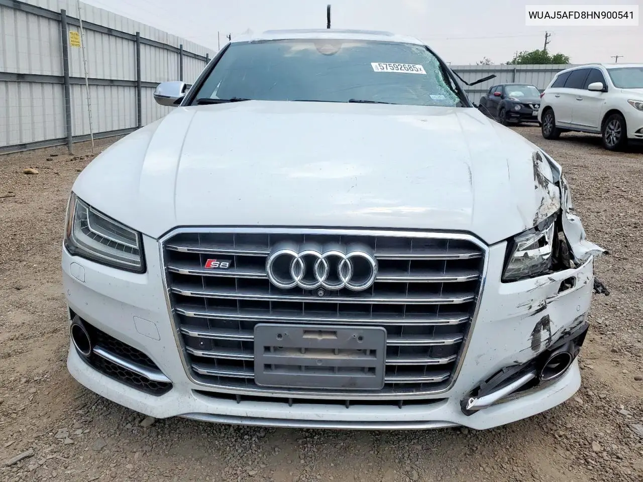 2017 Audi S8 Plus Quattro VIN: WUAJ5AFD8HN900541 Lot: 57592685