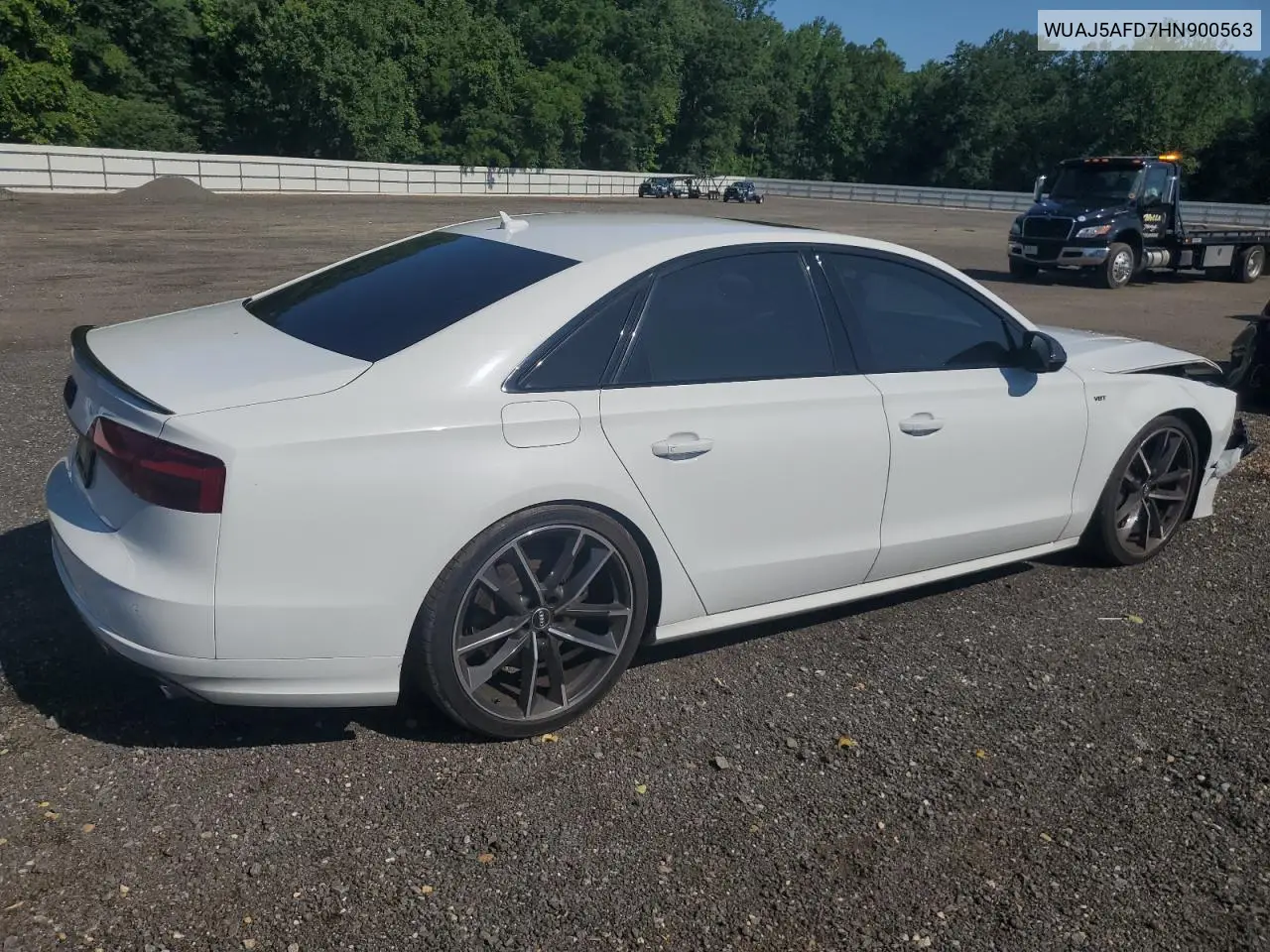 2017 Audi S8 Plus Quattro VIN: WUAJ5AFD7HN900563 Lot: 61787265