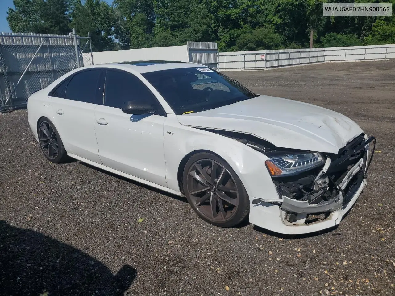 2017 Audi S8 Plus Quattro VIN: WUAJ5AFD7HN900563 Lot: 61787265
