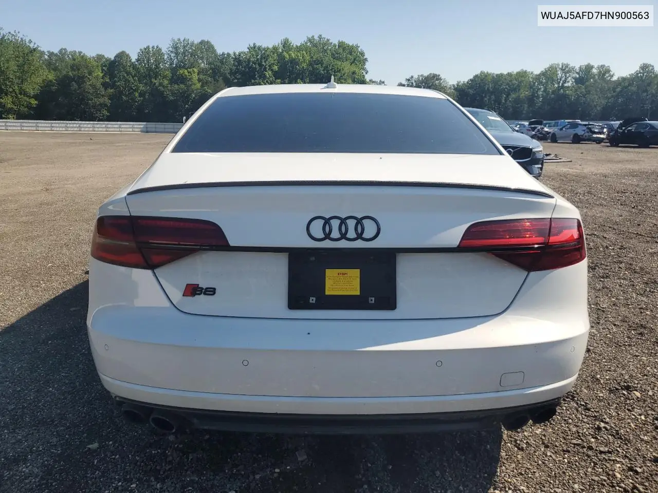 2017 Audi S8 Plus Quattro VIN: WUAJ5AFD7HN900563 Lot: 61787265