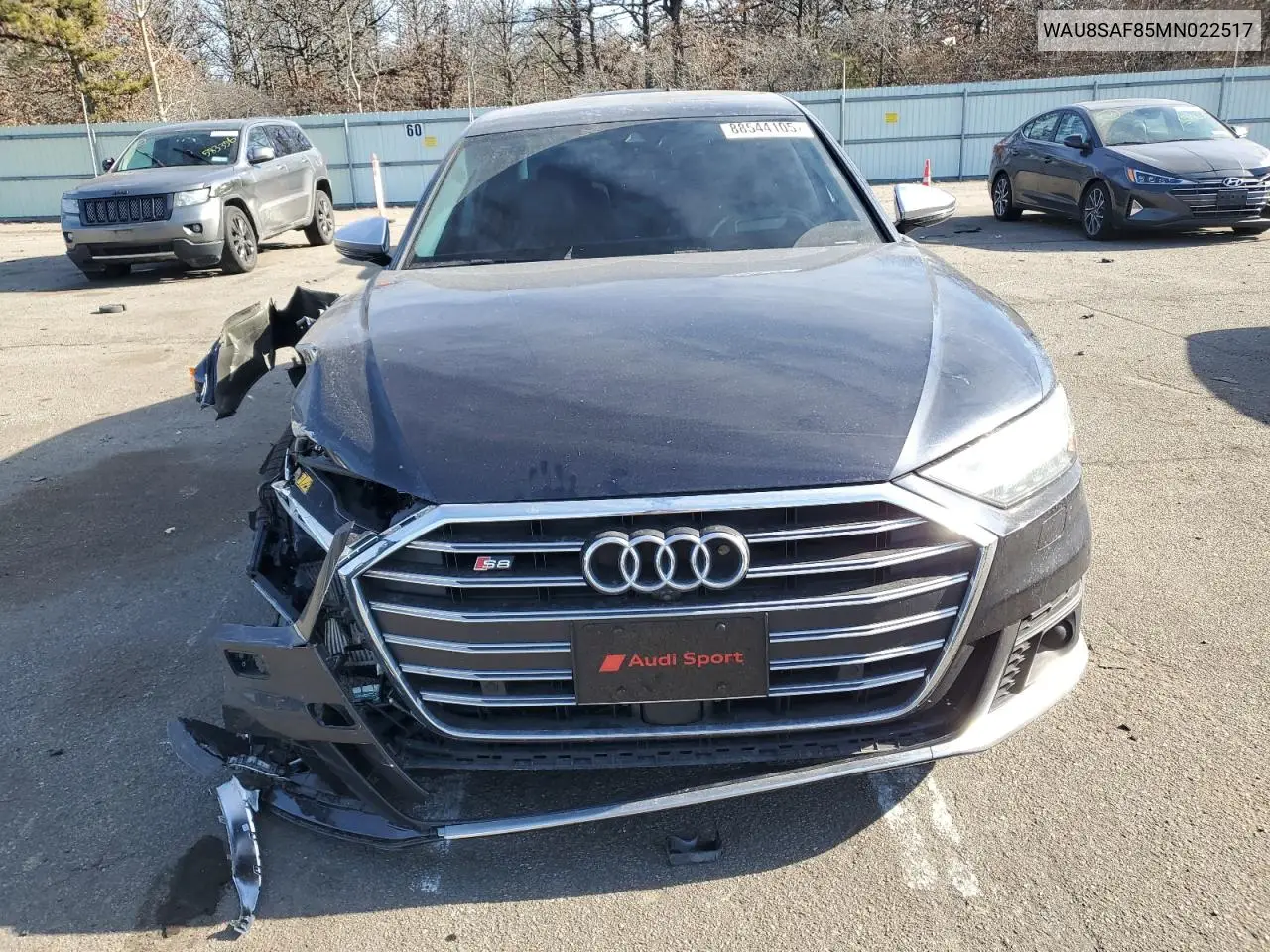 2021 Audi S8 VIN: WAU8SAF85MN022517 Lot: 88544105