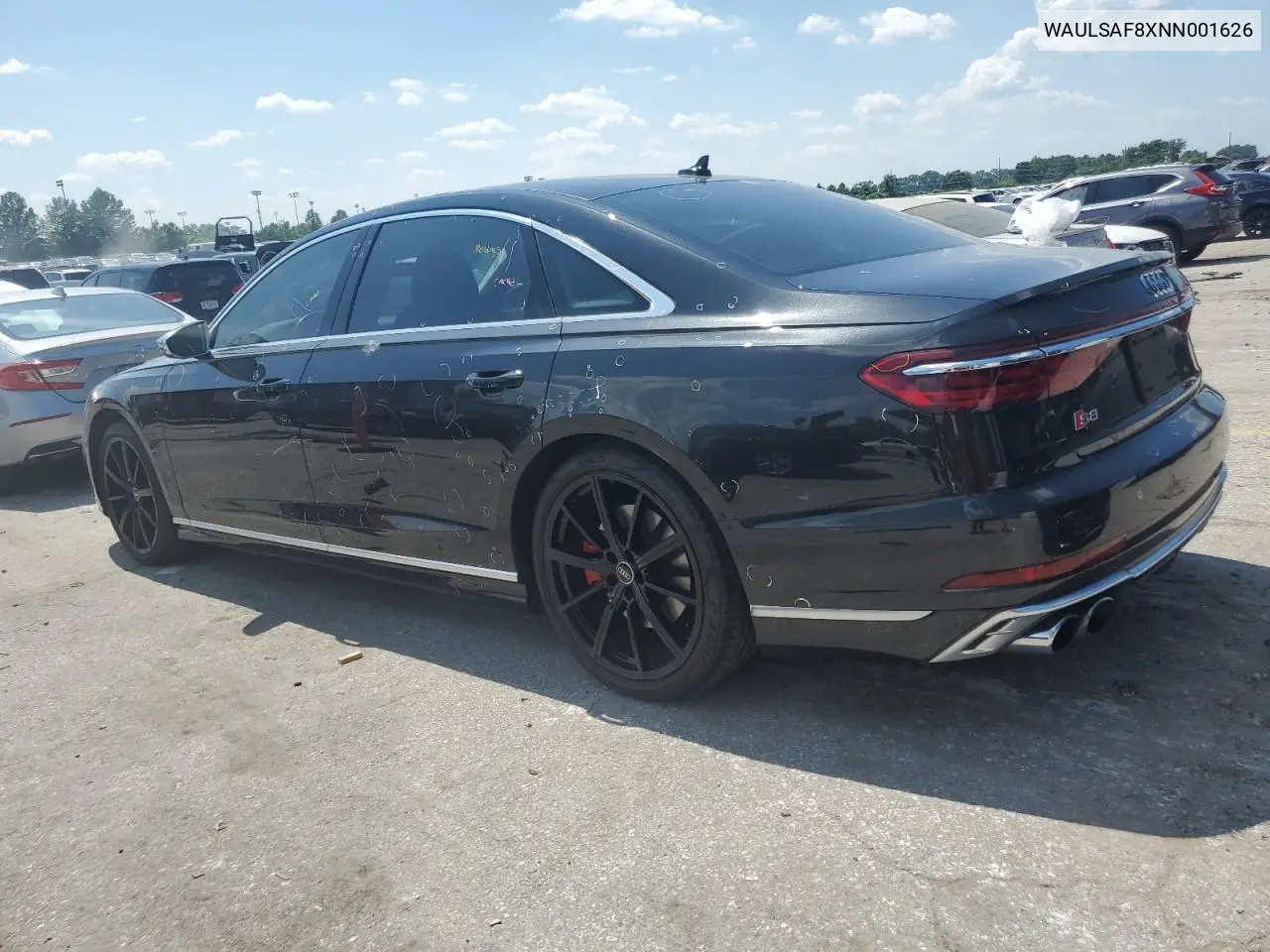 2022 Audi S8 VIN: WAULSAF8XNN001626 Lot: 63004565