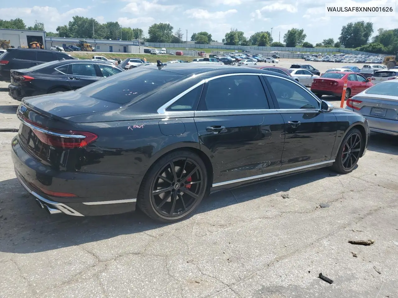 2022 Audi S8 VIN: WAULSAF8XNN001626 Lot: 63004565
