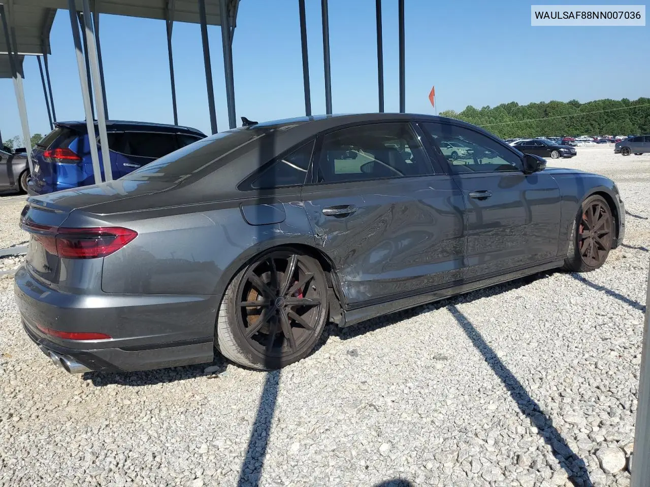 2022 Audi S8 VIN: WAULSAF88NN007036 Lot: 64609805