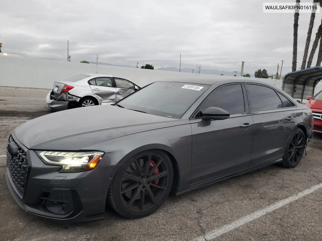 2023 Audi S8 VIN: WAULSAF83PN016195 Lot: 51859105