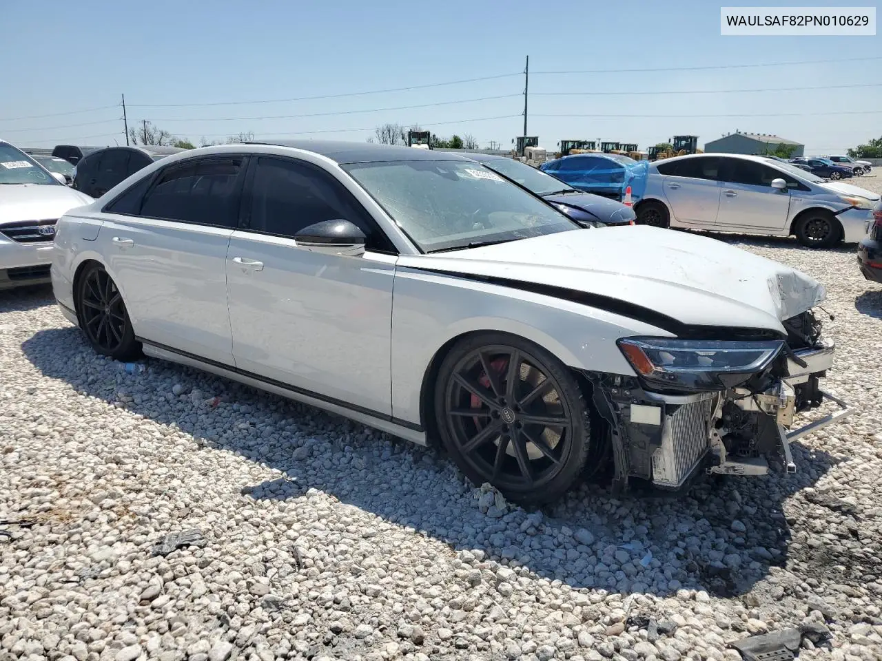 2023 Audi S8 VIN: WAULSAF82PN010629 Lot: 52335825