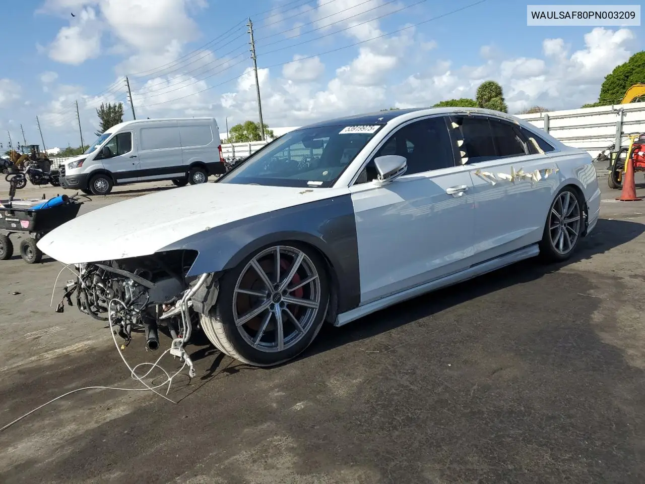 2023 Audi S8 VIN: WAULSAF80PN003209 Lot: 53919975