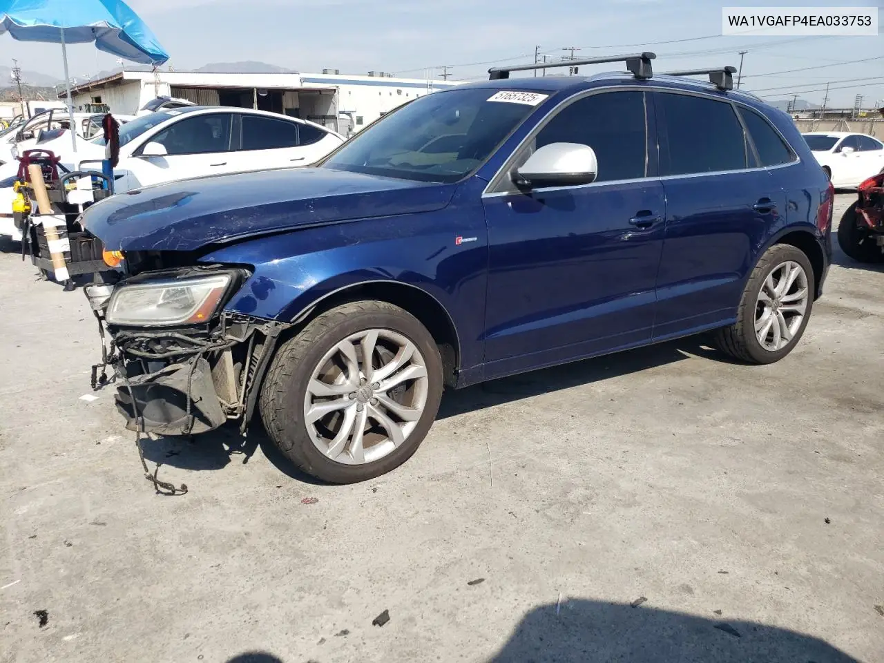 2014 Audi Sq5 Prestige VIN: WA1VGAFP4EA033753 Lot: 51657325