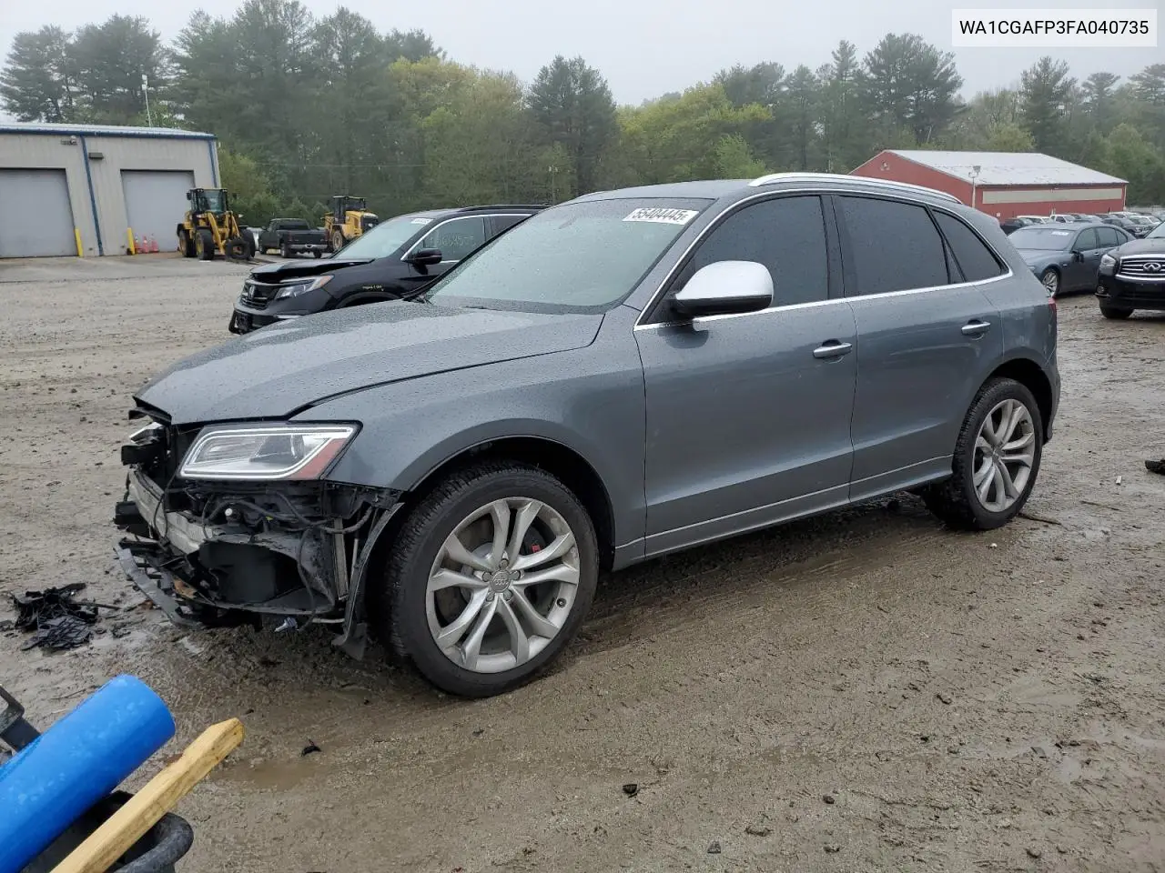 2015 Audi Sq5 Premium Plus VIN: WA1CGAFP3FA040735 Lot: 55404445
