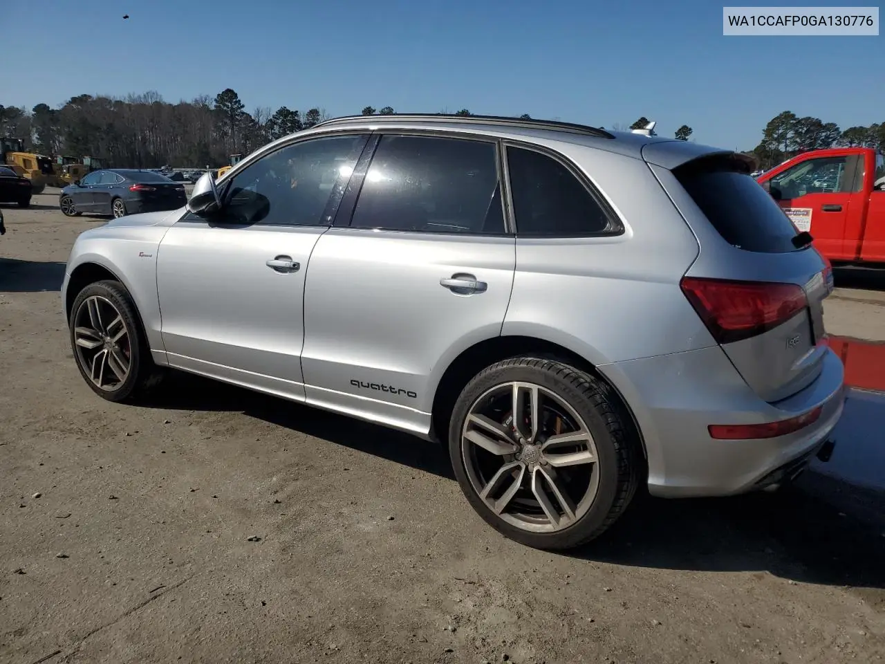 2016 Audi Sq5 Premium Plus VIN: WA1CCAFP0GA130776 Lot: 43311325