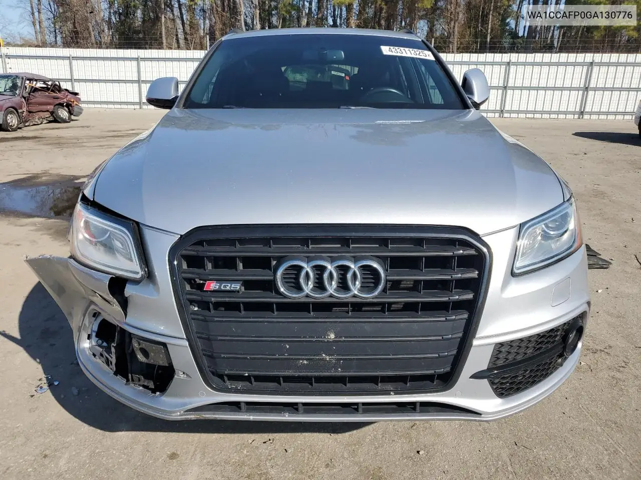 2016 Audi Sq5 Premium Plus VIN: WA1CCAFP0GA130776 Lot: 43311325