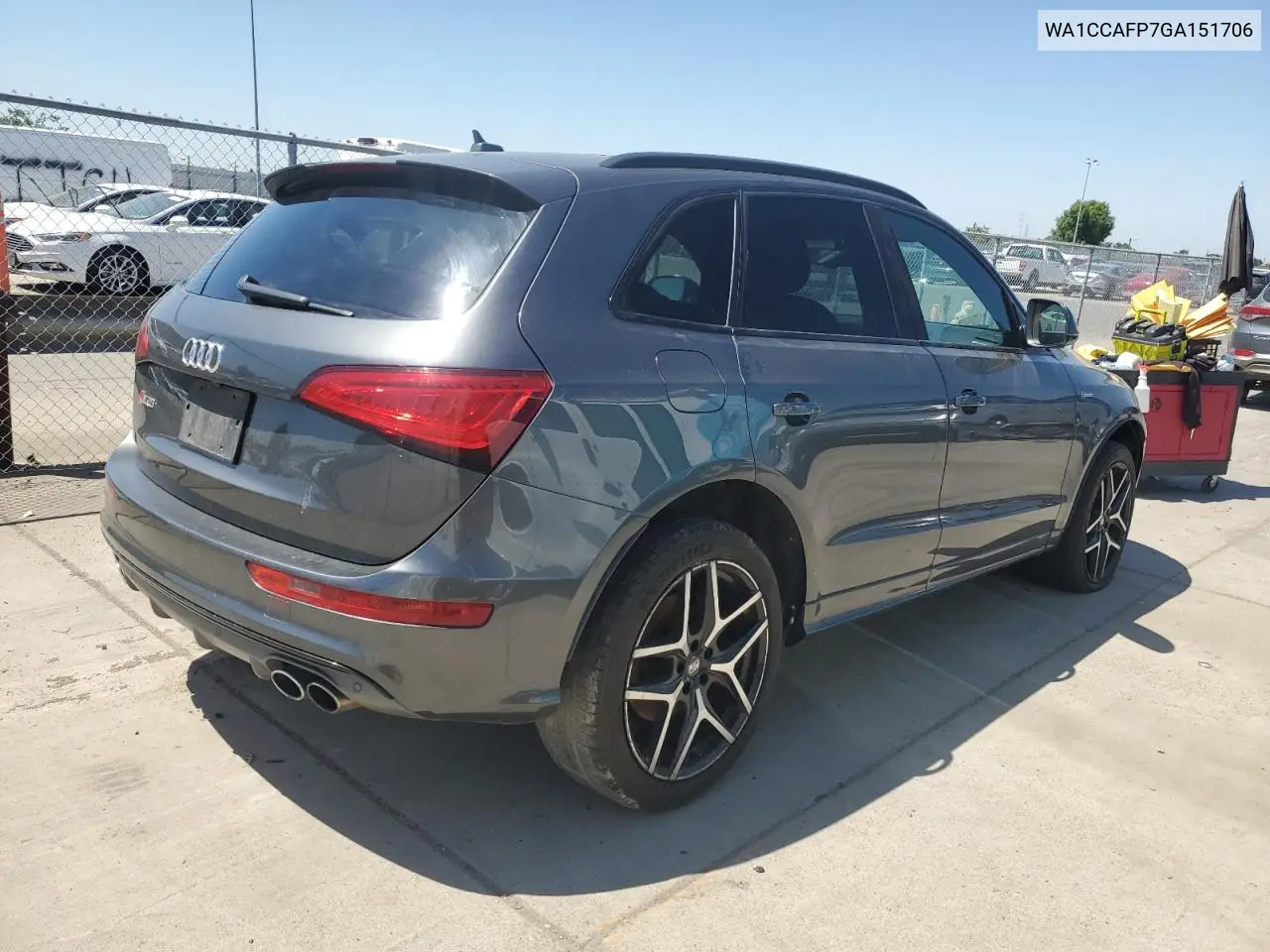 2016 Audi Sq5 Premium Plus VIN: WA1CCAFP7GA151706 Lot: 56392425