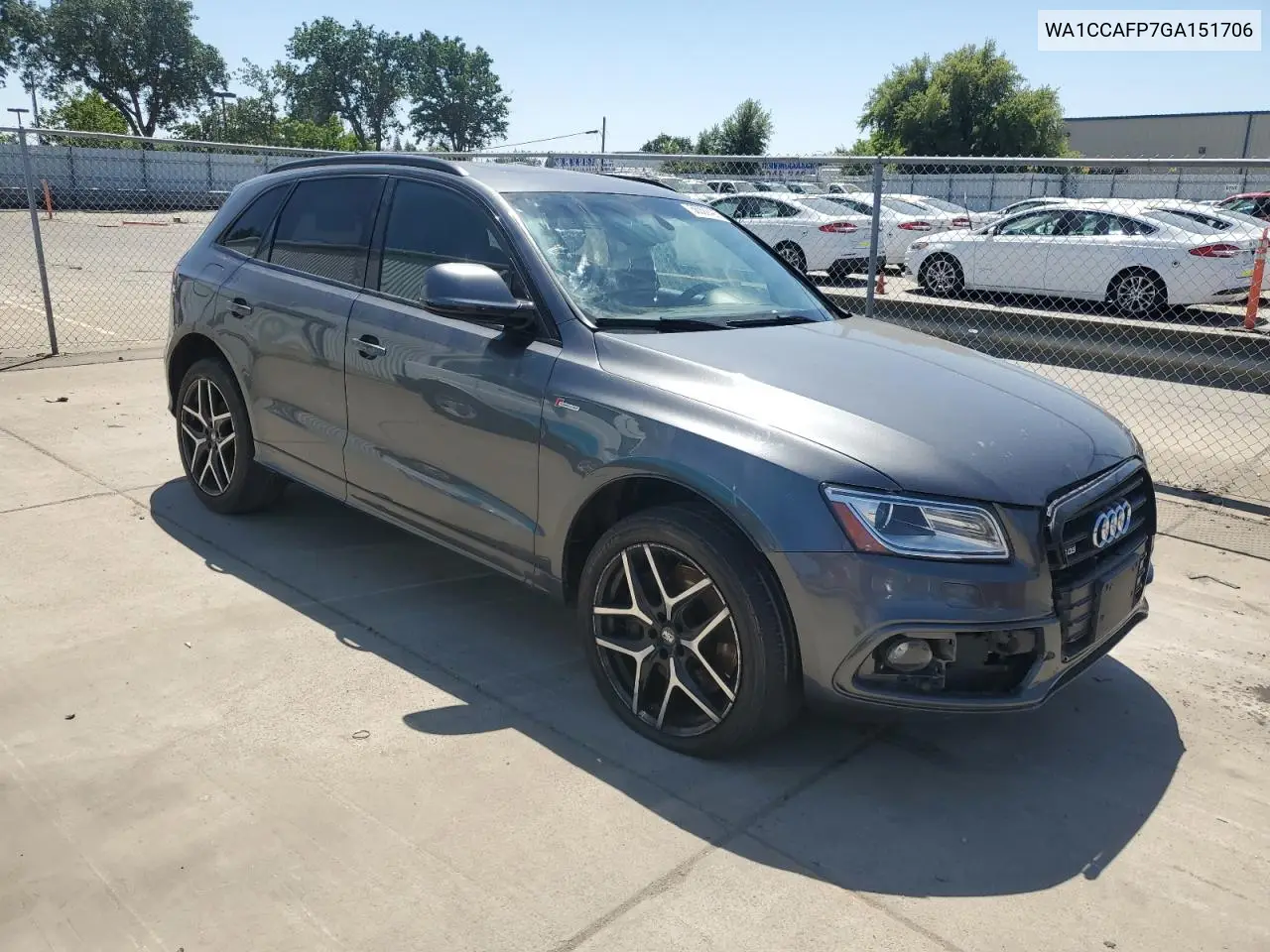 2016 Audi Sq5 Premium Plus VIN: WA1CCAFP7GA151706 Lot: 56392425