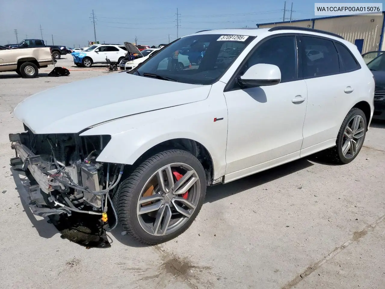 2016 Audi Sq5 Premium Plus VIN: WA1CCAFP0GA015076 Lot: 57091295