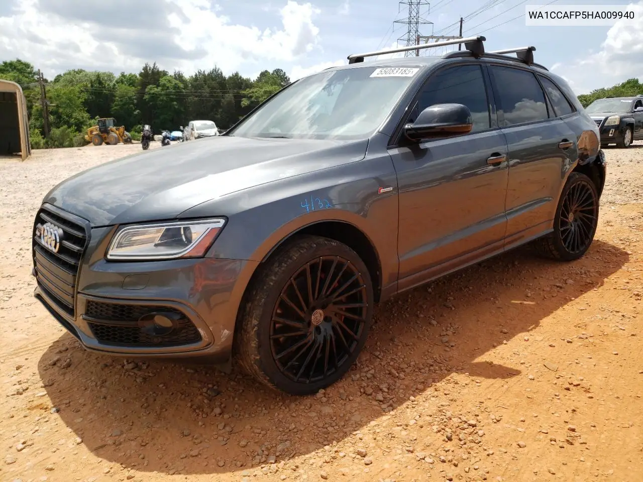 2017 Audi Sq5 Premium Plus VIN: WA1CCAFP5HA009940 Lot: 55083185