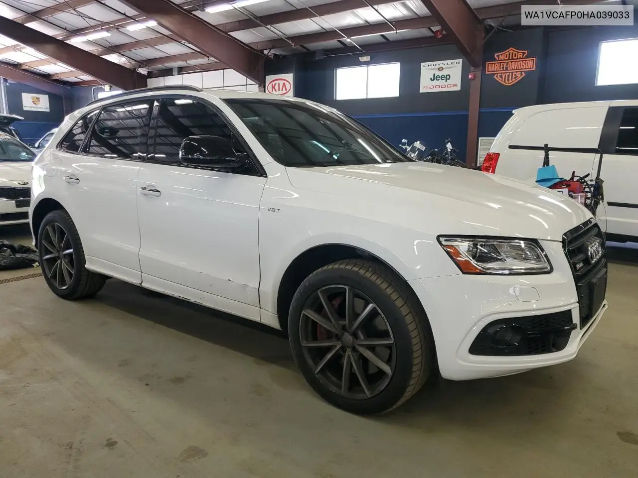 2017 Audi Sq5 Prestige VIN: WA1VCAFP0HA039033 Lot: 61643175