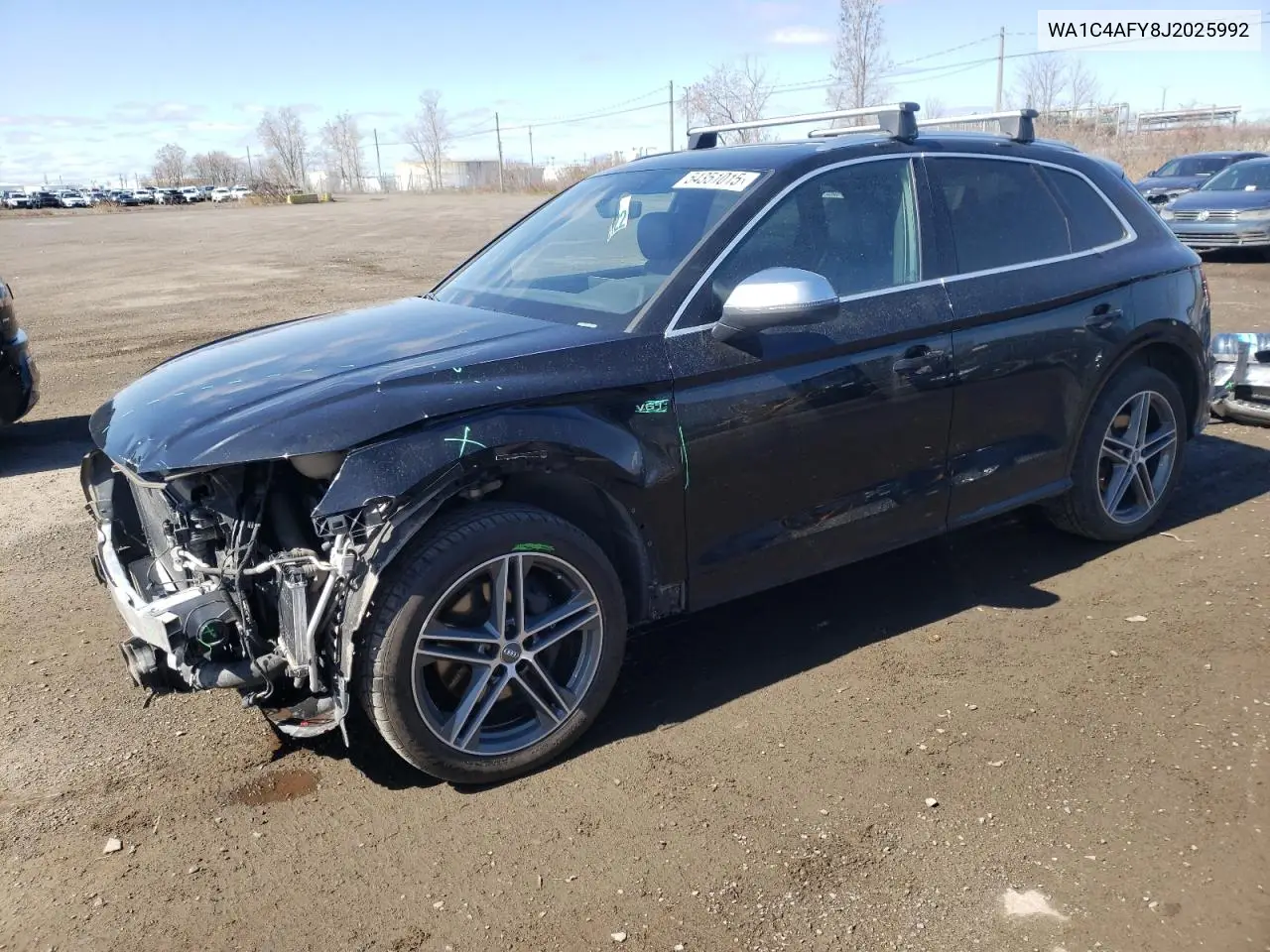 2018 Audi Sq5 Prestige VIN: WA1C4AFY8J2025992 Lot: 54351015