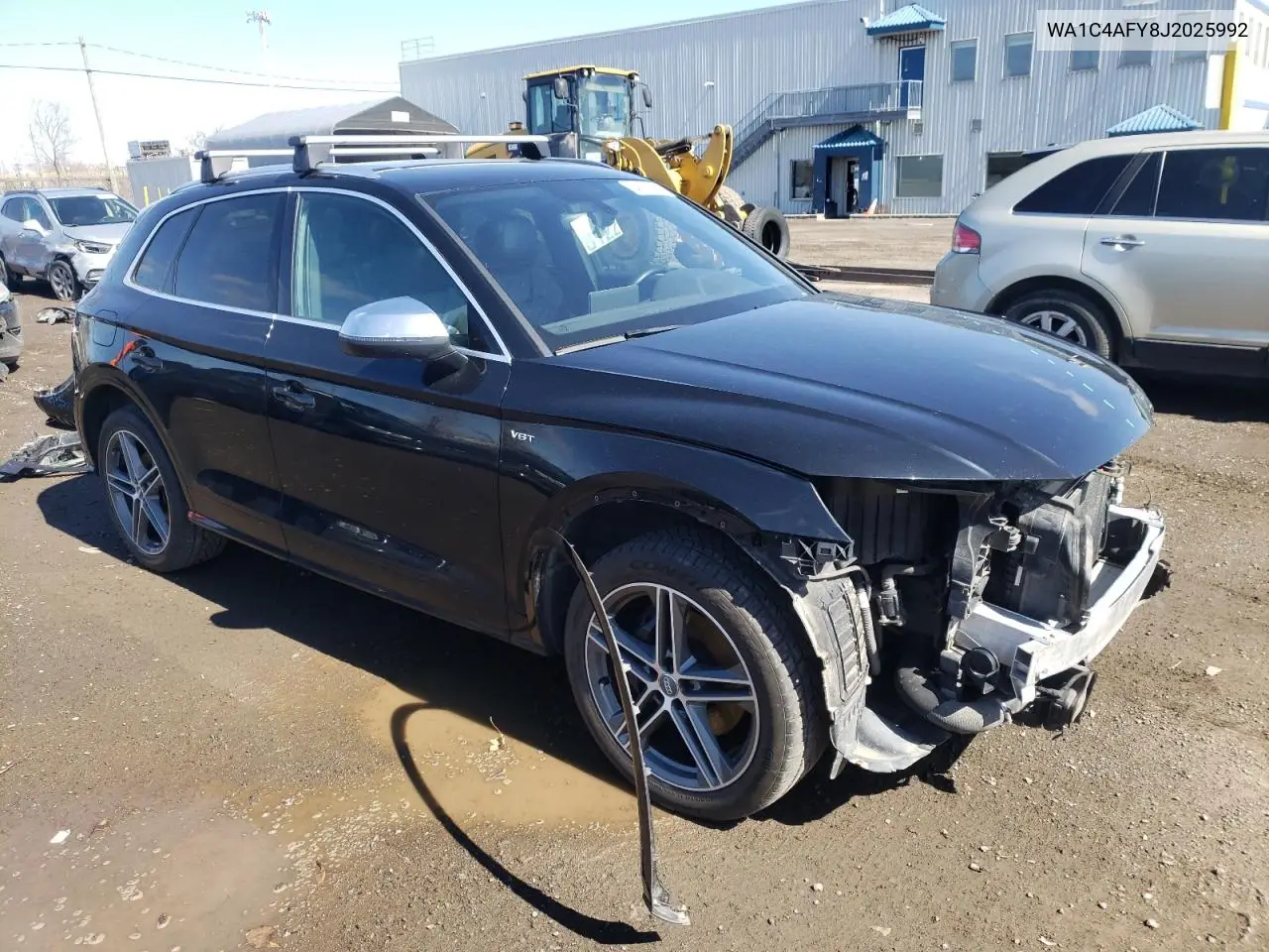 2018 Audi Sq5 Prestige VIN: WA1C4AFY8J2025992 Lot: 54351015