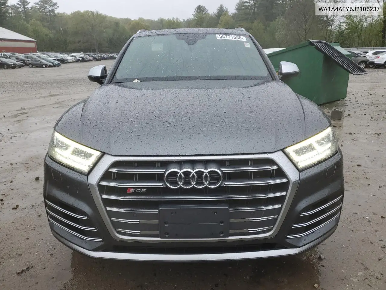 2018 Audi Sq5 Premium Plus VIN: WA1A4AFY6J2106237 Lot: 55771355
