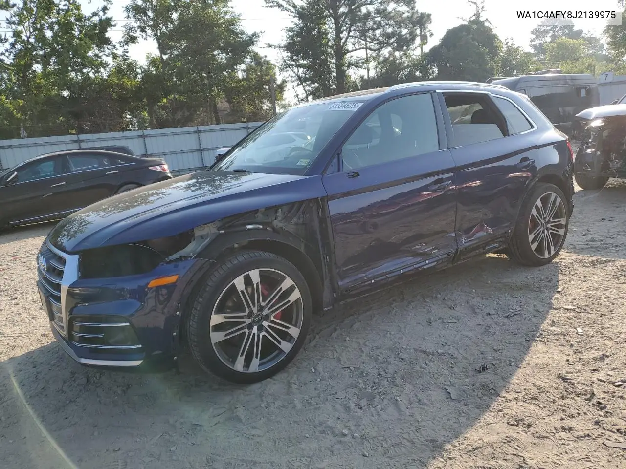 2018 Audi Sq5 Prestige VIN: WA1C4AFY8J2139975 Lot: 61394625