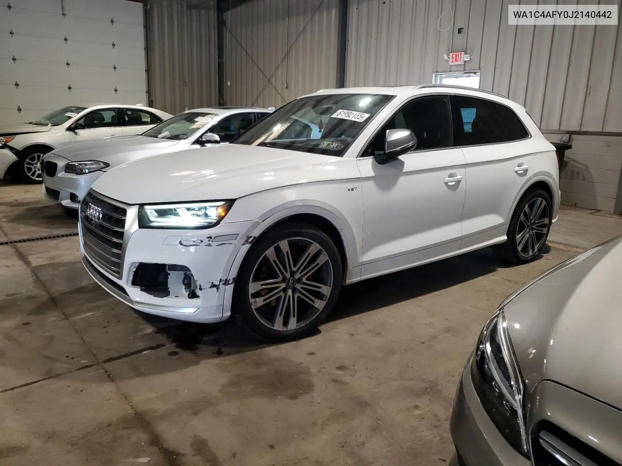 2018 Audi Sq5 Prestige VIN: WA1C4AFY0J2140442 Lot: 61992155