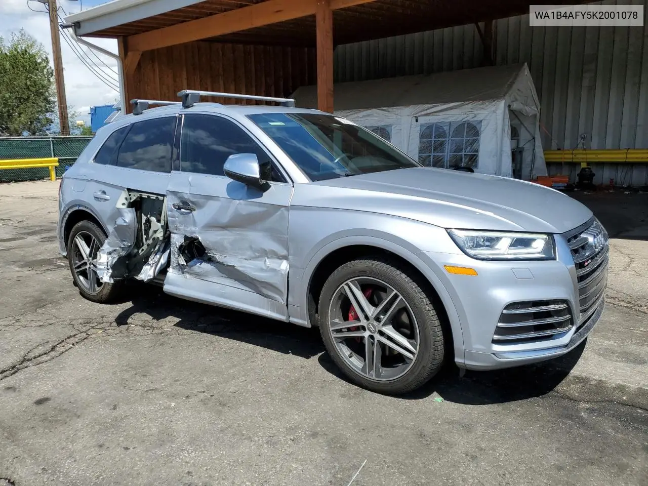 2019 Audi Sq5 Premium Plus VIN: WA1B4AFY5K2001078 Lot: 55521195