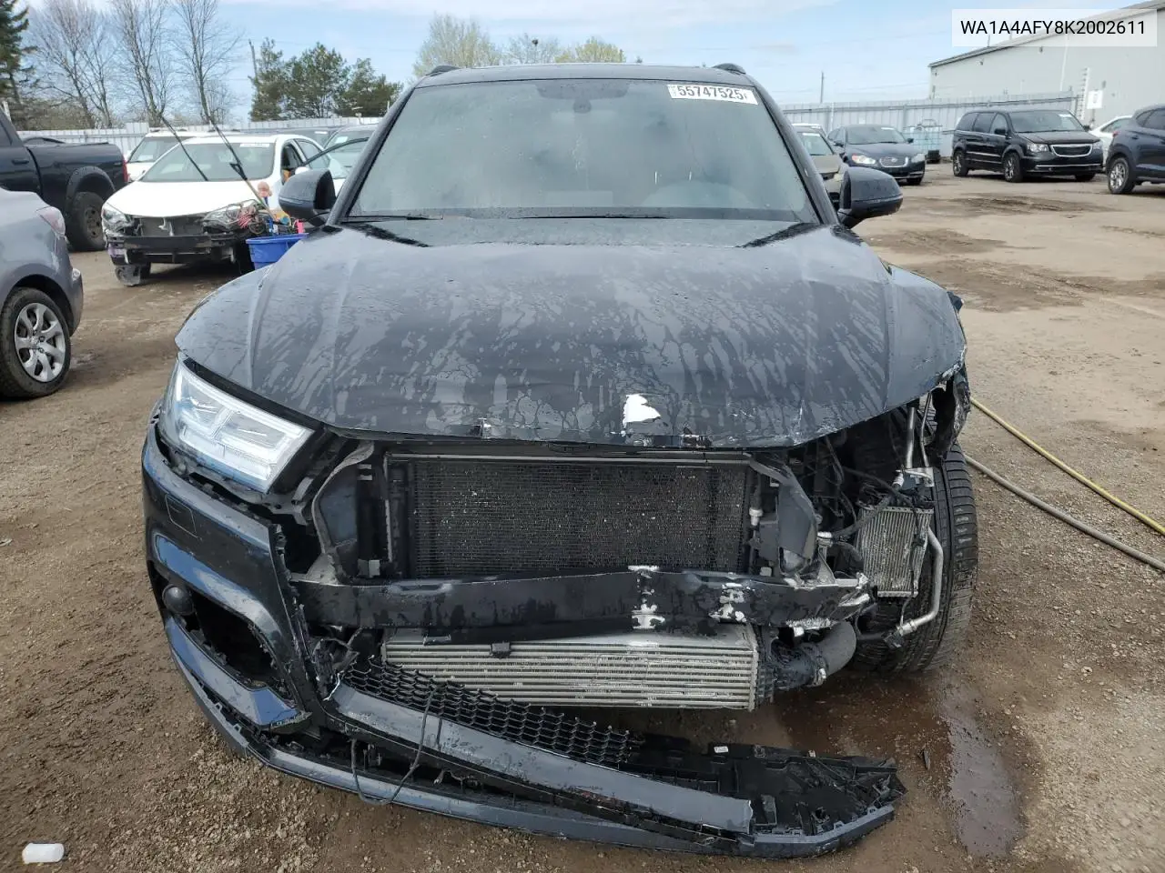 2019 Audi Sq5 Premium VIN: WA1A4AFY8K2002611 Lot: 55747525