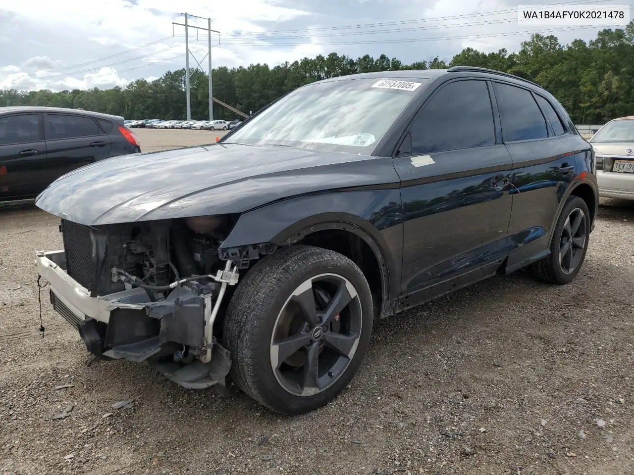 2019 Audi Sq5 Premium Plus VIN: WA1B4AFY0K2021478 Lot: 60957005