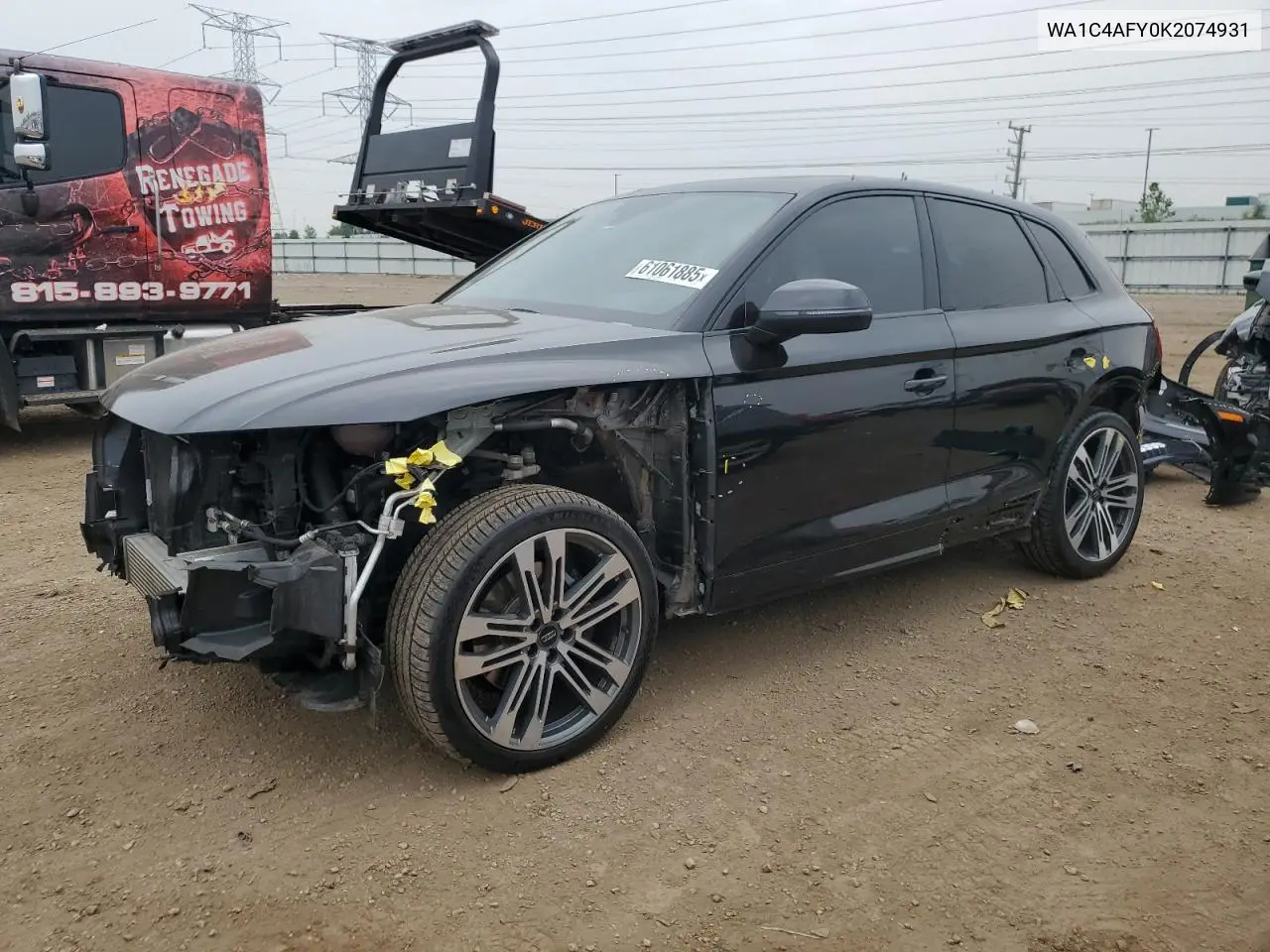 2019 Audi Sq5 Prestige VIN: WA1C4AFY0K2074931 Lot: 61061885