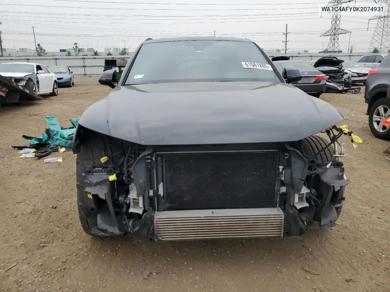 2019 Audi Sq5 Prestige VIN: WA1C4AFY0K2074931 Lot: 61061885
