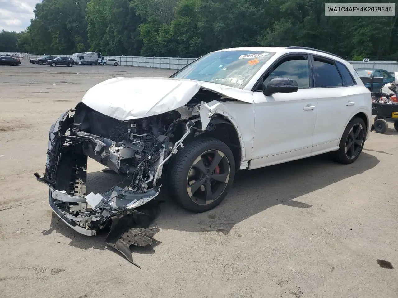 2019 Audi Sq5 Prestige VIN: WA1C4AFY4K2079646 Lot: 62340235