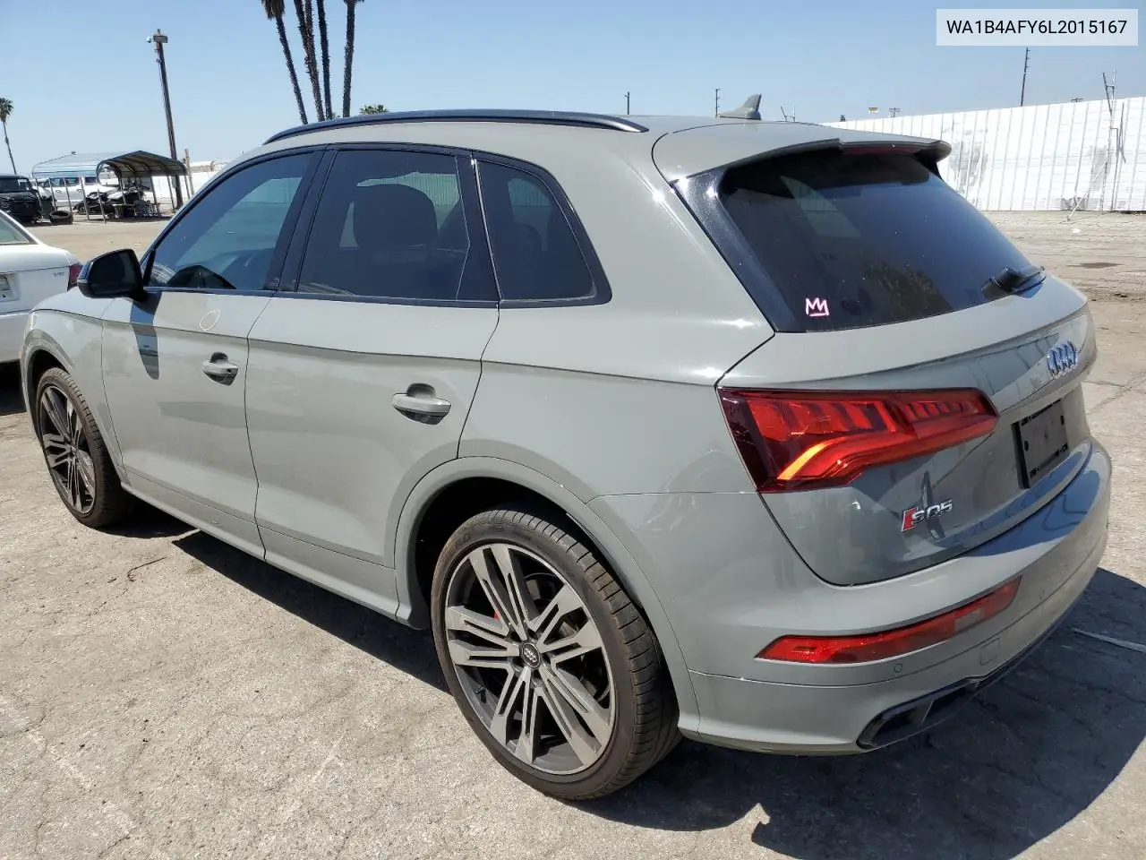 2020 Audi Sq5 Premium Plus VIN: WA1B4AFY6L2015167 Lot: 52133585